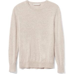 Everlane Cashmere Crew, Light Oatmeal